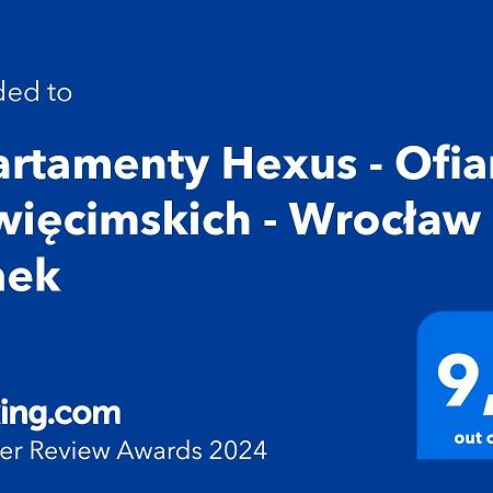 Apartamenty Hexus - Ofiar Oswiecimskich - Wroclaw Centrum Rynek Dış mekan fotoğraf