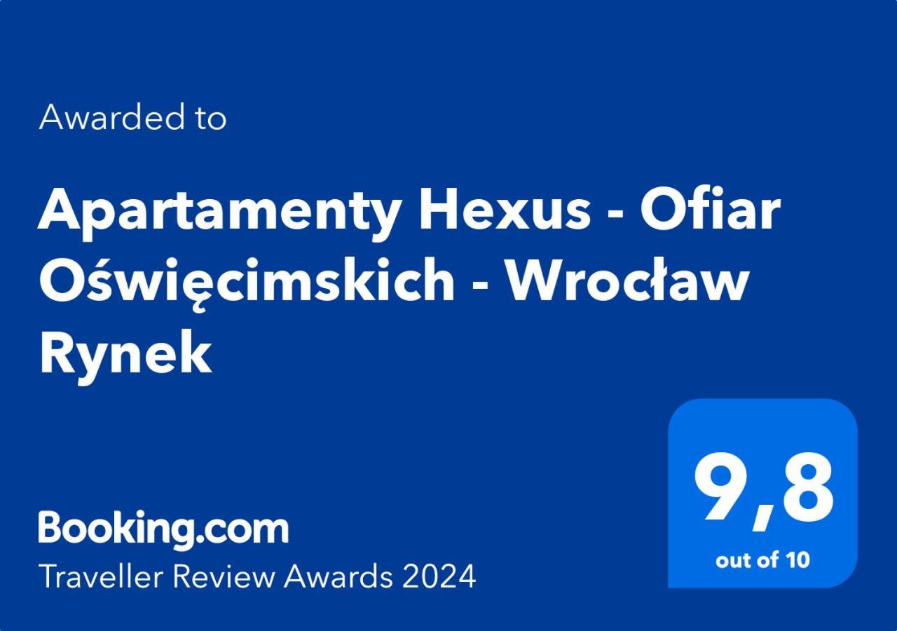 Apartamenty Hexus - Ofiar Oswiecimskich - Wroclaw Centrum Rynek Dış mekan fotoğraf